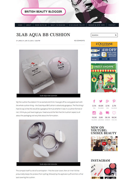 British Beauty Blogger 01/2015