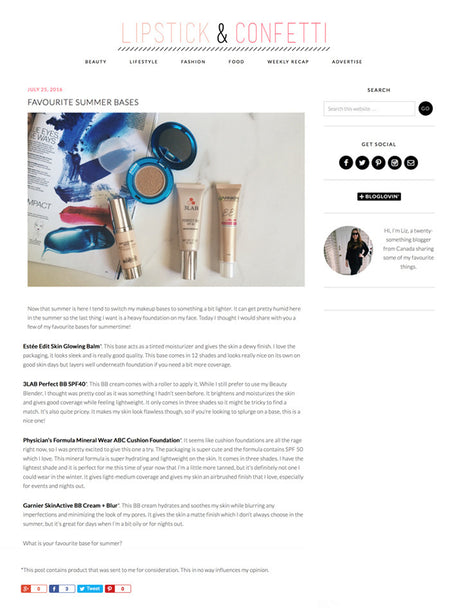 Lipstick & Confetti 07/2016