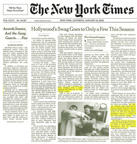 New York Times 01/2008