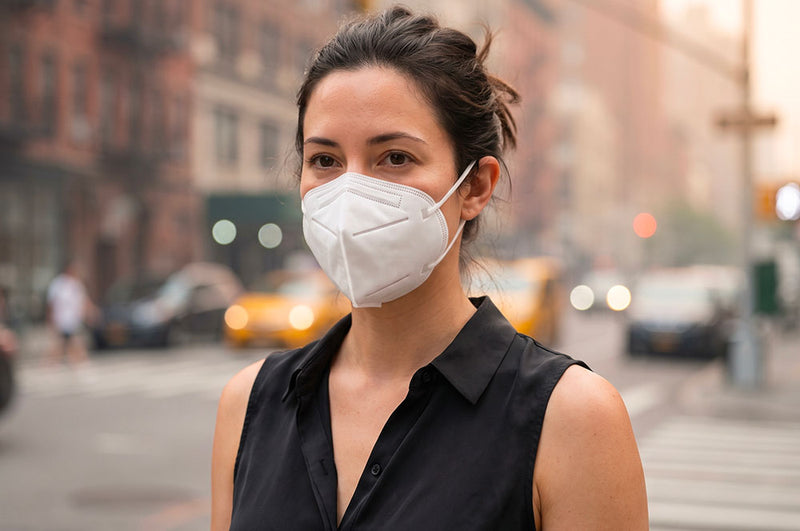 Your lungs get a mask. <br> Your skin doesn't.